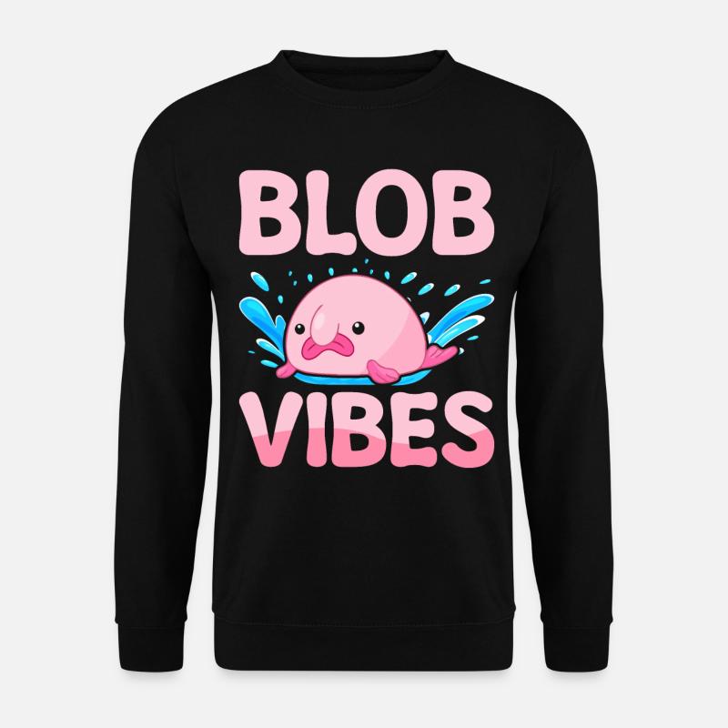 Funny Blobfish Sea Creature - Unisex Sweatshirt - black
