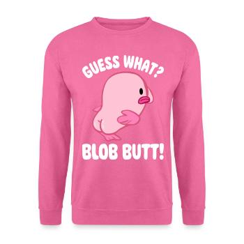 Lustiger Blobfisch Meerestier - Unisex Pullover - Pink - Vorne