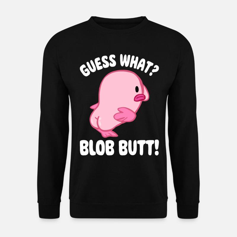 Funny Blobfish Sea Creature - Unisex Sweatshirt - black