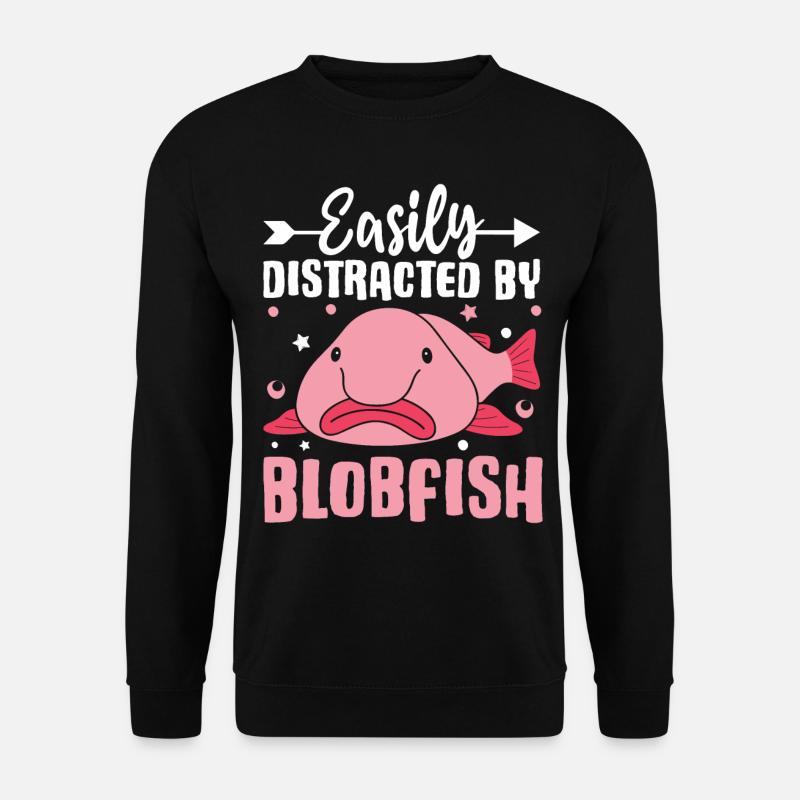 Drôle de créature marine - Sweat-shirt Unisexe - noir