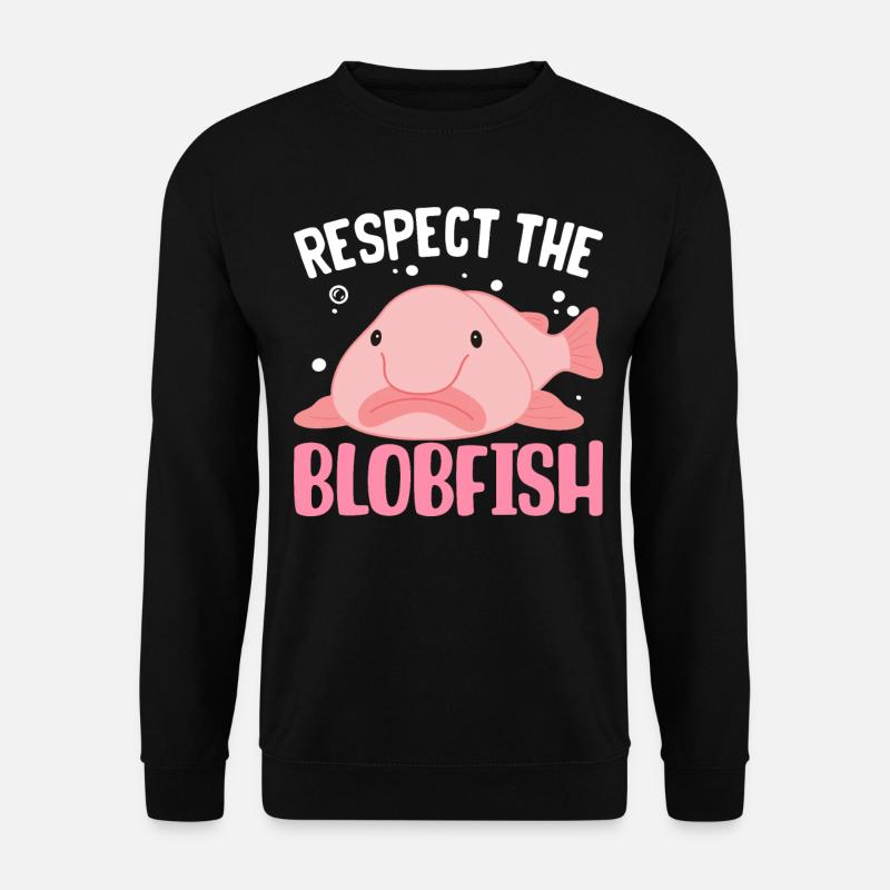 Drôle de créature marine - Sweat-shirt Unisexe - noir