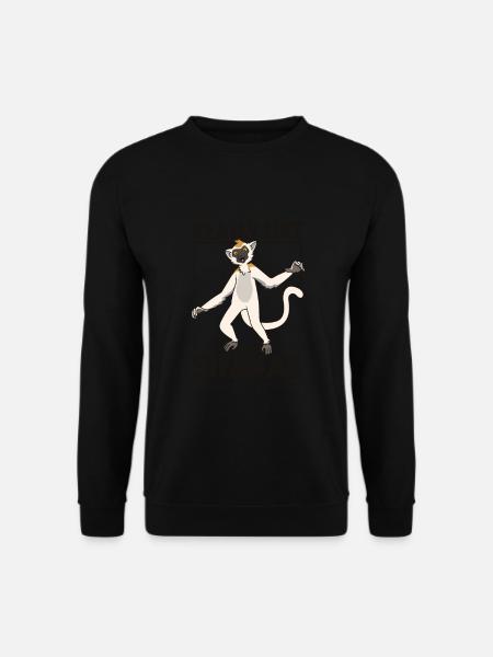 I love Sifakas - Sifaka - Unisex Sweatshirt - black