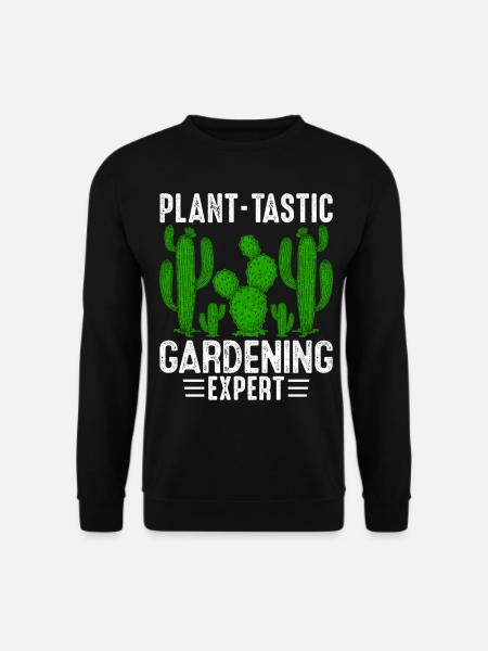 Funny Succulent Cactus - Unisex Sweatshirt - black