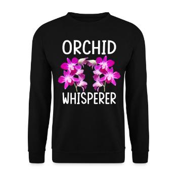 Fun Houseplant Nursery - Unisex Sweatshirt - black - Front - Alina (178cm) & Michal (187cm)