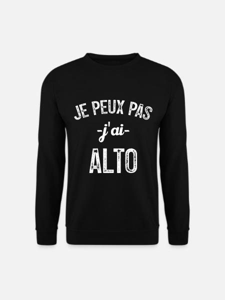 Ich kann nicht, ich habe Bratsche - Unisex Pullover - Schwarz
