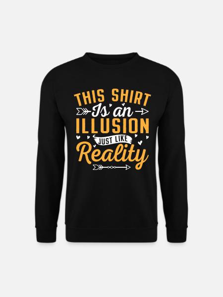 Funny Philosophy Theory - Unisex Sweatshirt - black