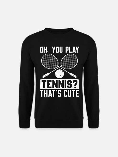 Lustiger Badmintonspieler - Unisex Pullover - Schwarz