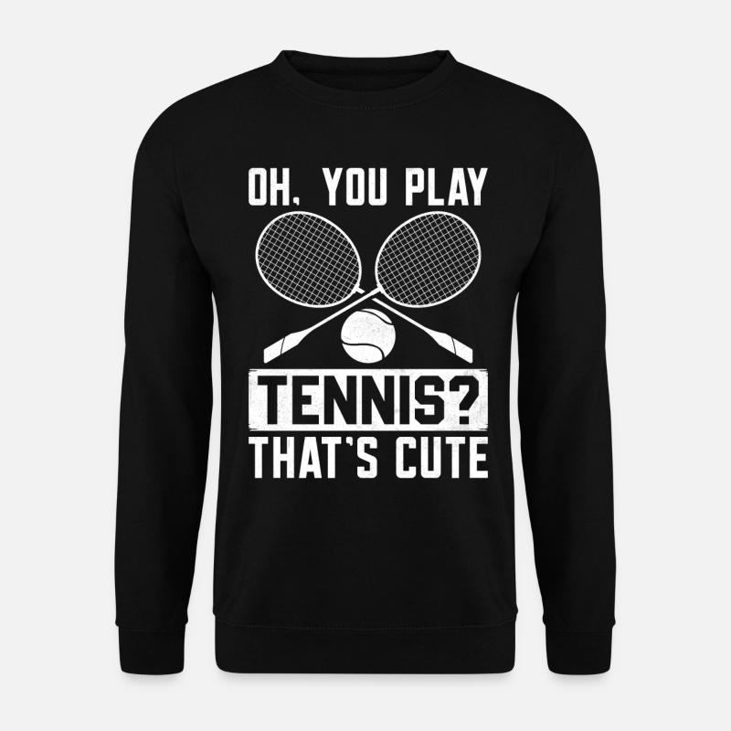 Lustiger Badmintonspieler - Unisex Pullover - Schwarz