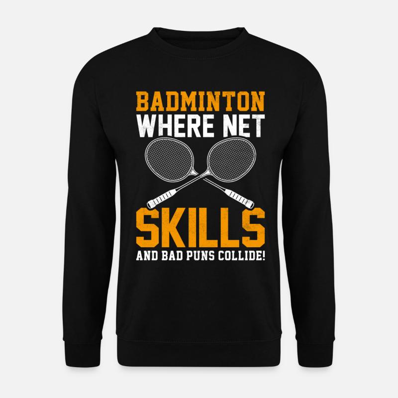 Badminton Spieler - Unisex Pullover - Schwarz