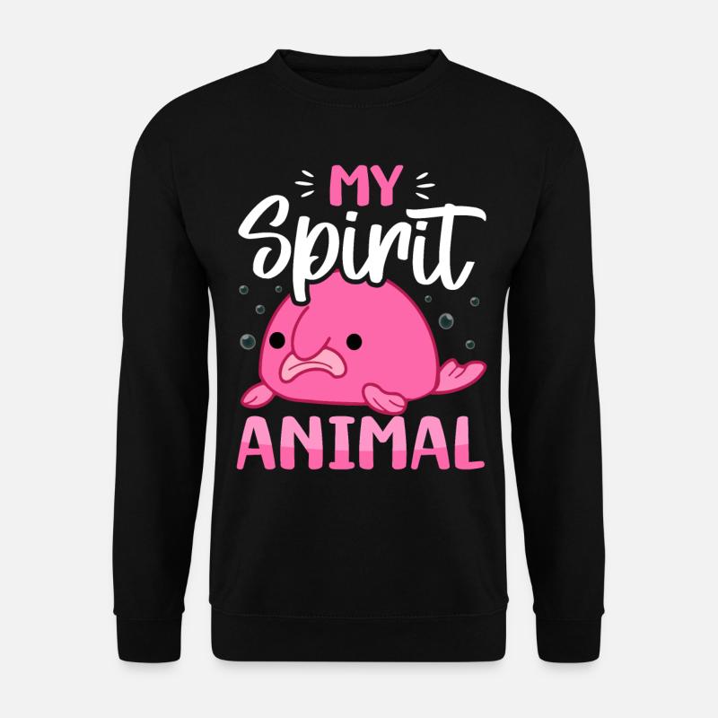 Funny Blobfish Sea Creature - Unisex Sweatshirt - black