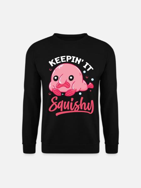 Funny Blobfish Sea Creature - Unisex Sweatshirt - black