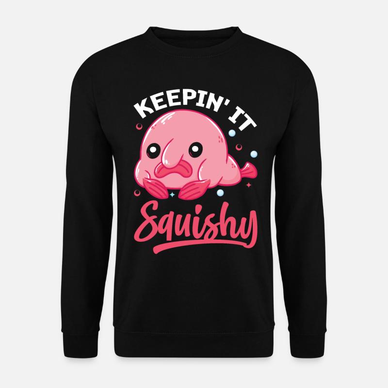 Funny Blobfish Sea Creature - Unisex Sweatshirt - black