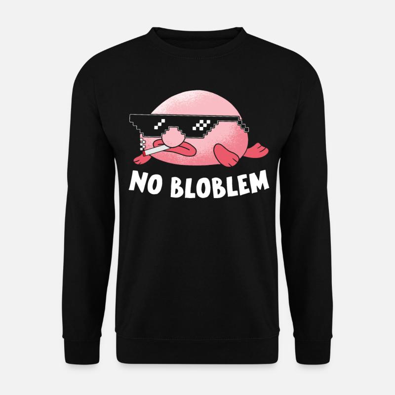 Lustiger Blobfisch Meerestier - Unisex Pullover - Schwarz