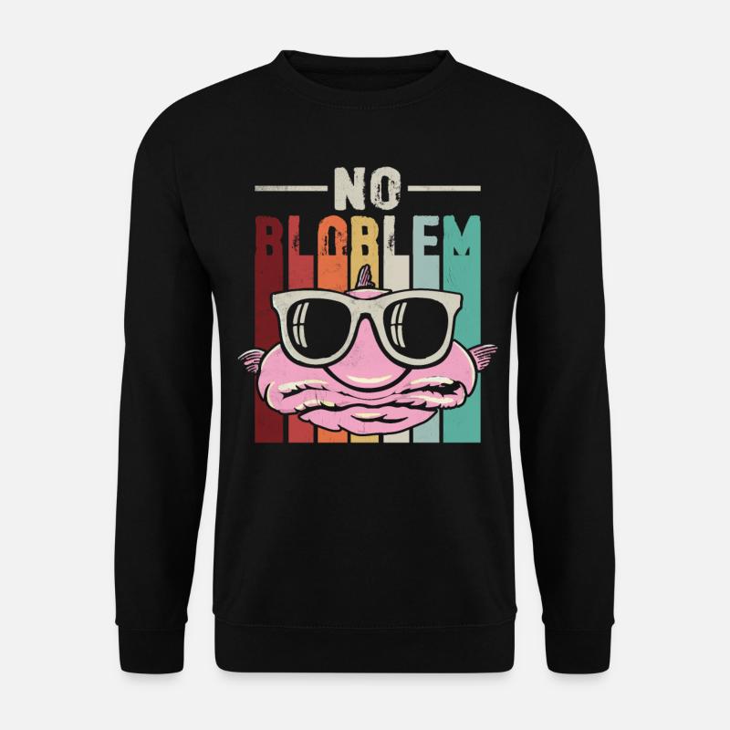 Drôle de poisson-mouche créature marine - Sweat-shirt Unisexe - noir