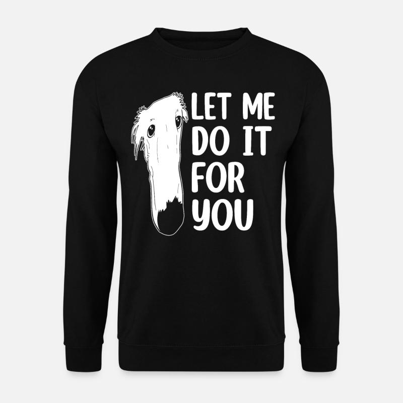 Borzoi Dog Meme - Unisex Sweatshirt - black