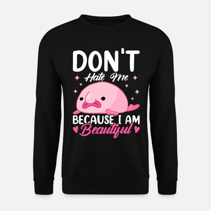Funny Blobfish Sea Creature - Unisex Sweatshirt - black