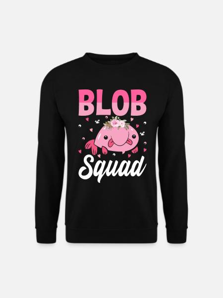 Funny Blobfish Sea Creature - Unisex Sweatshirt - black
