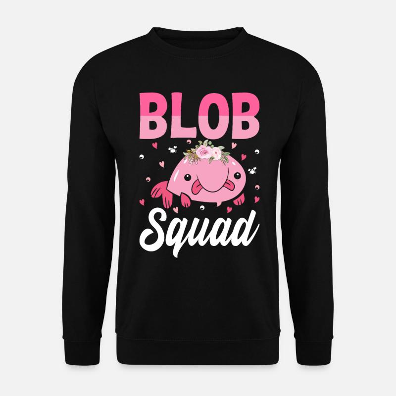Funny Blobfish Sea Creature - Unisex Sweatshirt - black