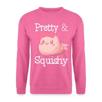 Lustiger Blobfisch Meerestier - Unisex Pullover - Pink - Vorne