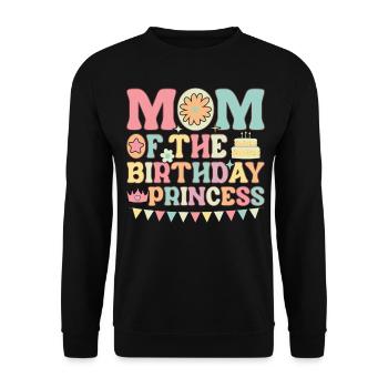 Drôle de maman chanteuse de karaoké - Sweat-shirt Unisexe - noir - Devant - Alina (178cm) & Michal (187cm)