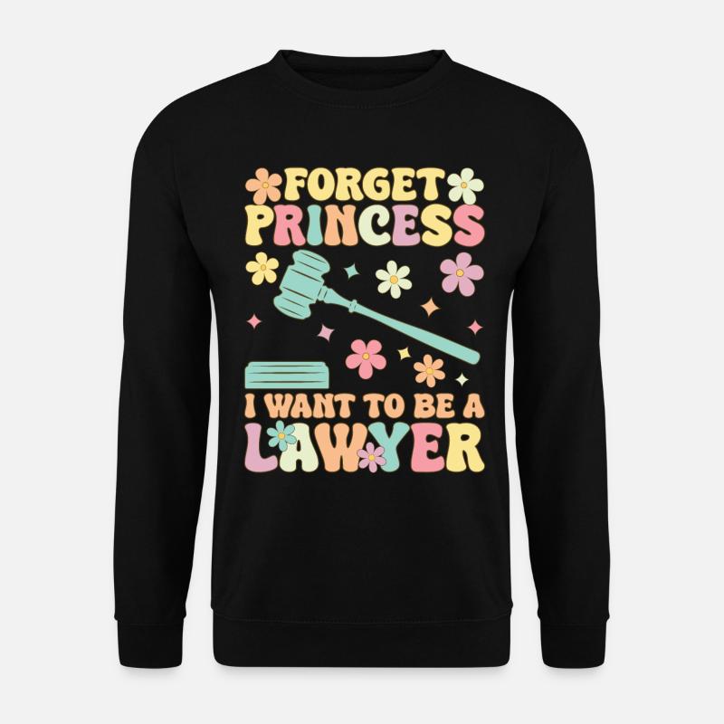 Weiblicher Anwalt Anwalt Mädchen - Unisex Pullover - Schwarz