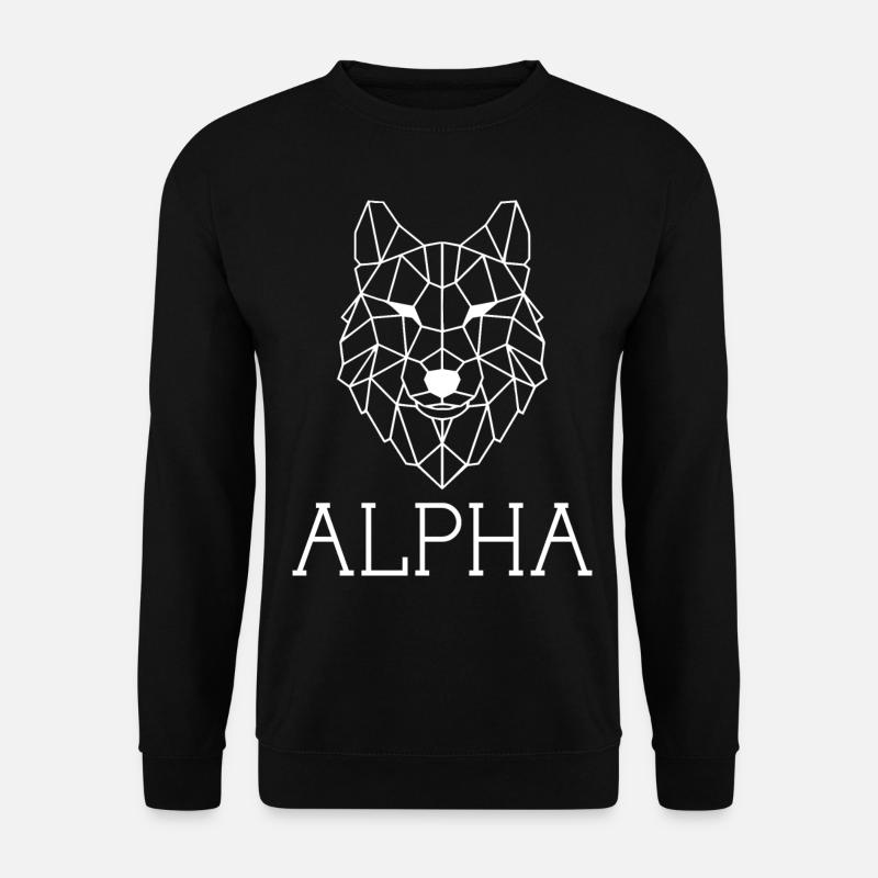 Men's Wolf - Unisex Sweatshirt - black