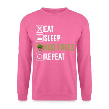 Tree conservationists and environmentalists - Unisex Sweatshirt - pink - Front