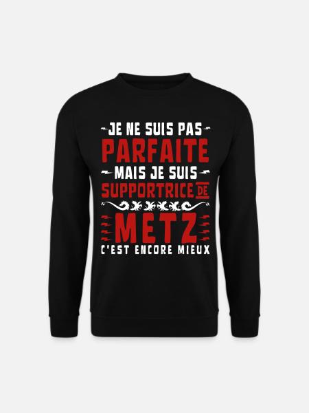 Femme Supportrice Metz - Sweat-shirt Unisexe - noir