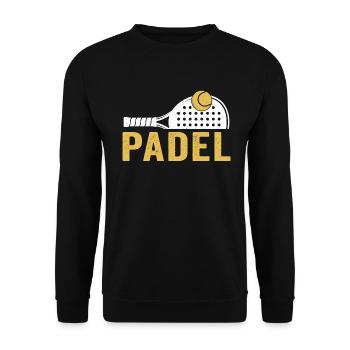 Padel - Unisex Pullover - Schwarz - Vorne - Alina (178cm) & Michal (187cm)