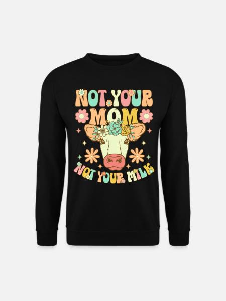 Groovy Vegan Plant-Based Diet - Unisex Sweatshirt - black