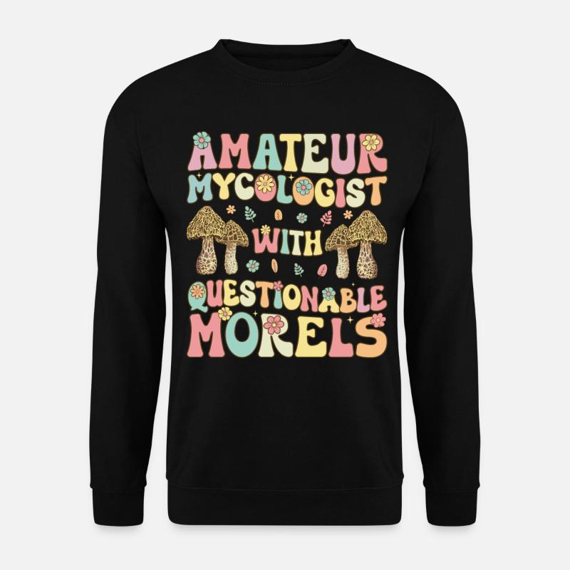 Pilzjagd - Unisex Pullover - Schwarz