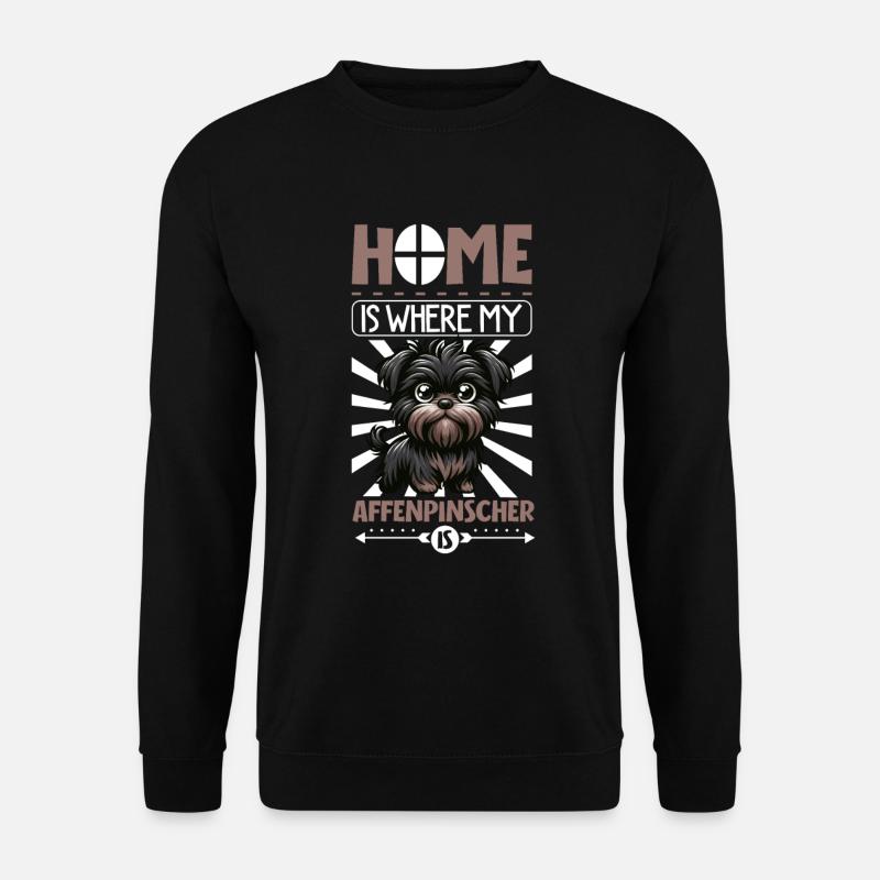 Home - Affenpinscher - Unisex Sweatshirt - black