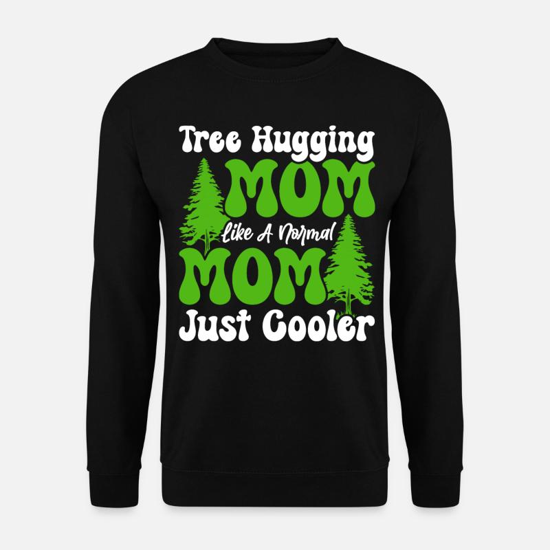 Tree Hugger Mom - Unisex Pullover - Schwarz