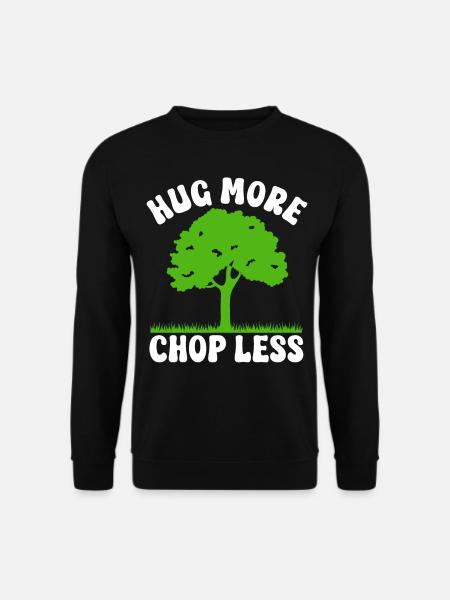 Baumschützer und Umweltschützer - Unisex Pullover - Schwarz