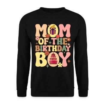 Policier Maman Application de la loi - Sweat-shirt Unisexe - noir - Devant - Alina (178cm) & Michal (187cm)