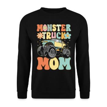 Groovy Camion Amant Maman Femme - Sweat-shirt Unisexe - noir - Devant - Alina (178cm) & Michal (187cm)