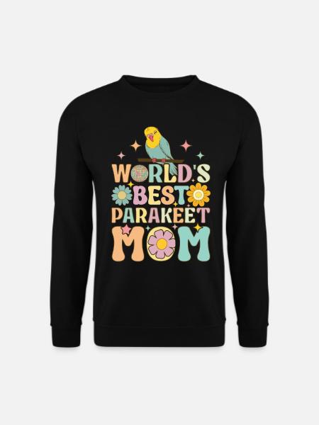Parakeet Budgie Parrot Female - Unisex Sweatshirt - black