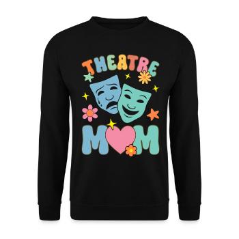 Groovy Artiste Théâtre Théâtre Pièce - Sweat-shirt Unisexe - noir - Devant - Alina (178cm) & Michal (187cm)