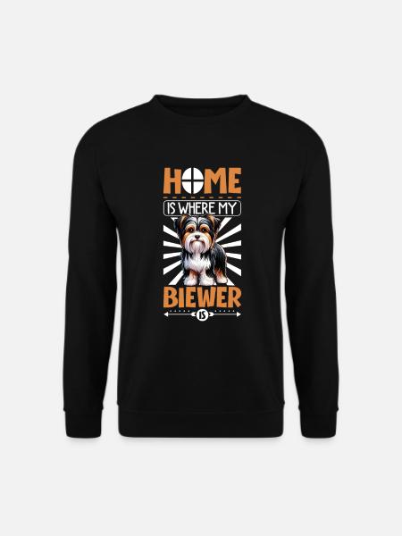 Home - Biewer Terrier - Unisex Sweatshirt - black