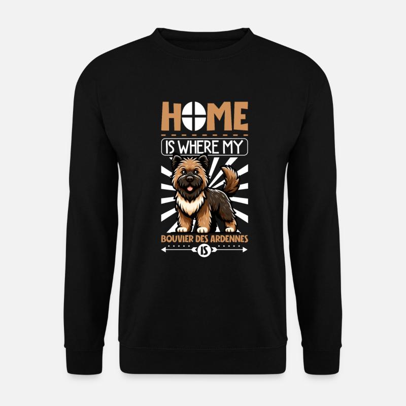 Home - Bouvier des Ardennes - Unisex Sweatshirt - black