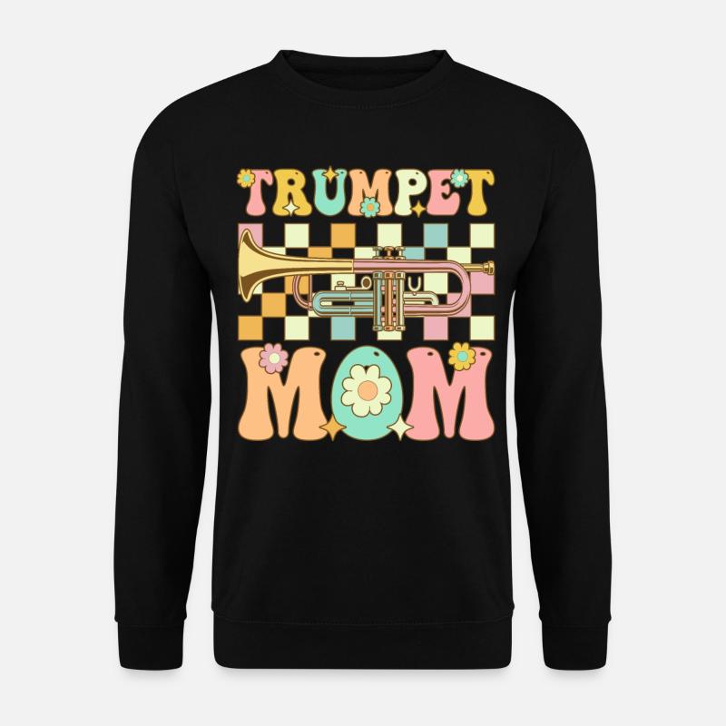 Groovy Trompeterin Band Trompeter - Unisex Pullover - Schwarz