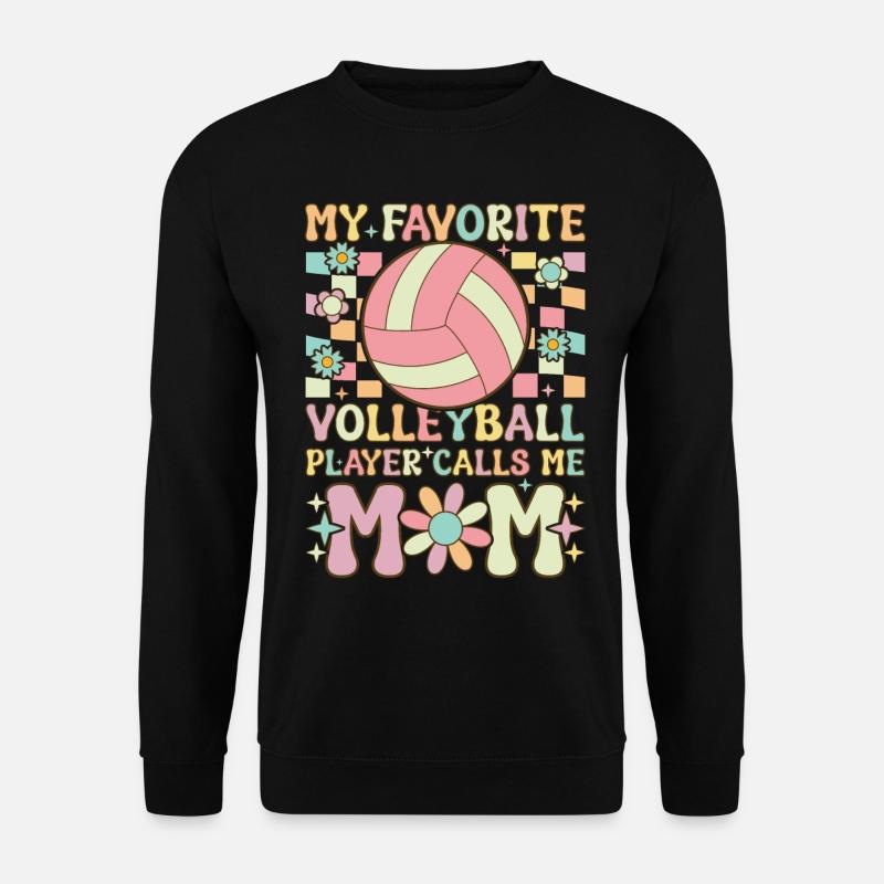 Volleyball-Mama - Unisex Pullover - Schwarz