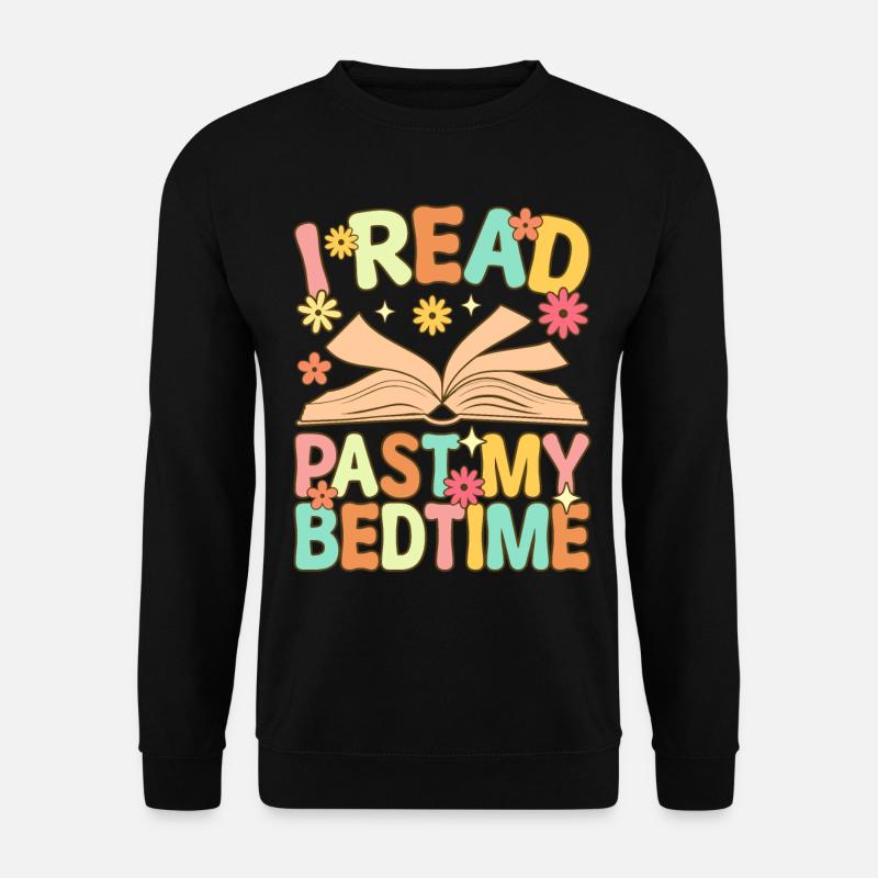 Groovy Book Reader Buch lesen - Unisex Pullover - Schwarz