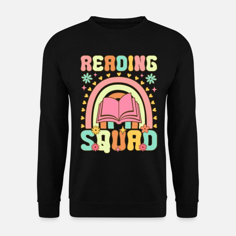 Groovy Book Reader - Unisex Sweatshirt - black