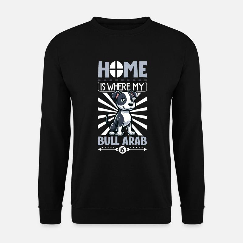 Zuhause - Bull Arab - Unisex Pullover - Schwarz