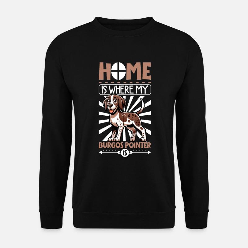 Zuhause - Perdiguero de Burgos - Unisex Pullover - Schwarz