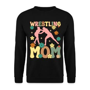 Lutteur groovy - Sweat-shirt Unisexe - noir - Devant - Alina (178cm) & Michal (187cm)