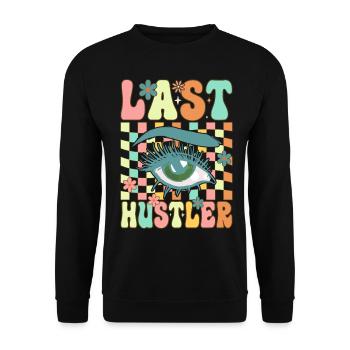 Groovy Lash Artist Lash Tech Cils - Sweat-shirt Unisexe - noir - Devant - Alina (178cm) & Michal (187cm)