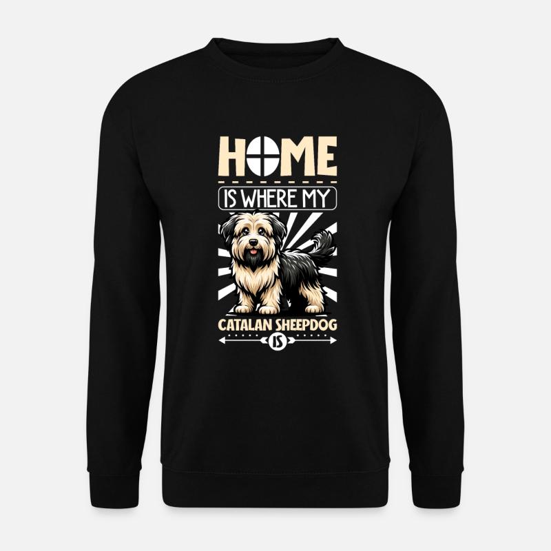 Home - Gos d'Atura Català - Unisex Sweatshirt - black