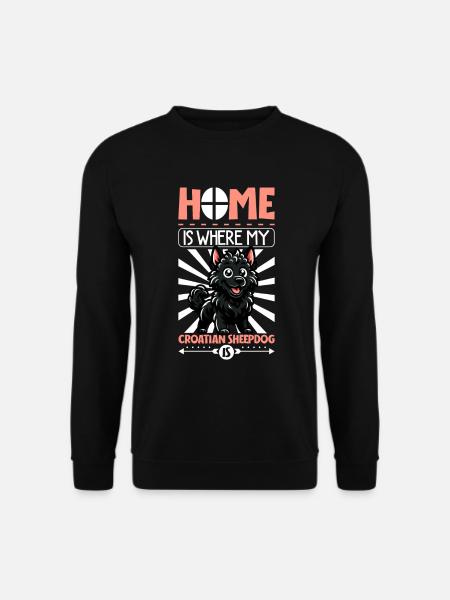 Home - Croatian Shepherd - Unisex Sweatshirt - black